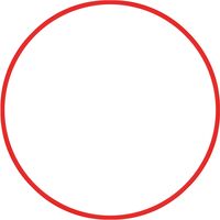 Χούλα-Χουπ 76cm - Φ18mm - 185gr, Κόκκινο 48162