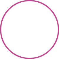 Χούλα-Χουπ HQ 60cm - Φ19mm - 230gr, Φούξια 98801