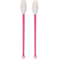 Κορίνες Ρυθμικής Γυμναστικής 45cm Μαλακές, Φούξια/Λευκό 98953