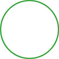 Χούλα-Χουπ 60cm - Φ18mm - 155gr, Πράσινο 48170