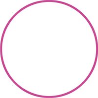 Χούλα-Χουπ HQ 70cm - Φ19mm - 280gr, Φούξια 98807