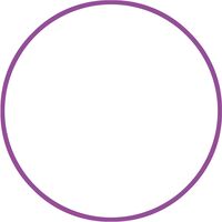 Χούλα-Χουπ HQ 70cm - Φ19mm - 280gr, Μωβ 98813