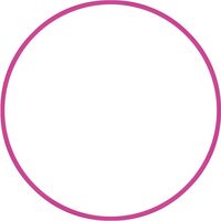 Χούλα Χουπ HQ 80cm - Φ19mm - 330gr, Φούξια 98815