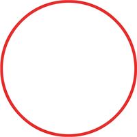 Χούλα-Χουπ 60cm - Φ18mm - 120gr, Κόκκινο 48012