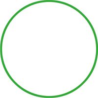 Χούλα-Χουπ 70cm - Φ19mm - 175gr, Πράσινο 48059