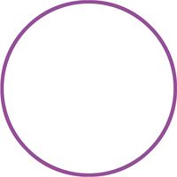 Χούλα-Χουπ HQ 60cm - Φ19mm - 230gr, Μωβ 98804