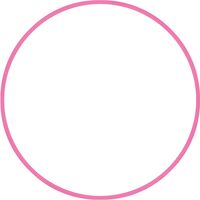 Χούλα-Χουπ HQ 70cm - Φ19mm - 280gr, Ροζ 98808