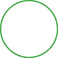 Χούλα-Χουπ HQ 70cm - Φ19mm - 280gr, Πράσινο 98812