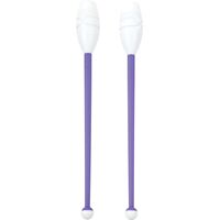 Κορίνες Ρυθμικής Γυμναστικής 45cm Μαλακές, Μωβ/Λευκό 98956