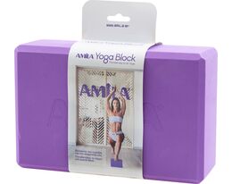 Τούβλο Γυμναστικής Yoga Block Μωβ AMILA 48083