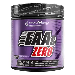 Αμινοξέα IronMaxx 100% EAAs Zero 500gr Wild Berries