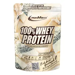 Πρωτεΐνη IronMaxx 100% Whey Protein 500gr Poppy Seed Cheesecake