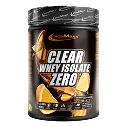 Πρωτεΐνη IronMaxx Clear Whey Isolate ZERO 400gr Cola Orange