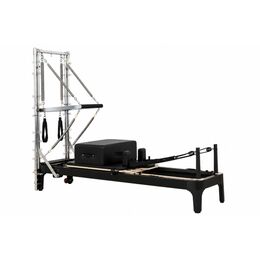 Κρεβάτι Pilates Pilates Reformer With Half Tower Alluminium Black VIKING