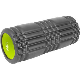 AMILA Foam Roller Plexus Φ14x33cm Μαύρο/Λάιμ 96822