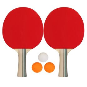 Σετ 2 Ρακέτες Ping Pong & 3 Μπαλάκια Σετ 2 Ρακέτες Ping Pong & 3 Μπαλάκια 61UG