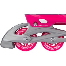 Nijdam Inline Skates Ρυθμιζόμενα 3-σε-1 "Floral Switch" Size: 25-28 N22AA01