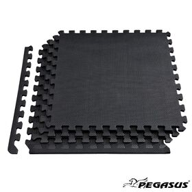 Δάπεδο προστασίας Puzzle EVA (Μαύρο) 1.2cm (Σετ 4τμχ) Β 4300 Pegasus Puzzle 60x60x1.2cm (μαύρο) Β-4300