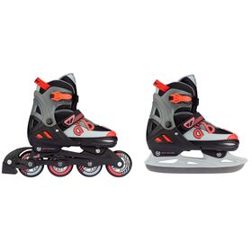 Nijdam Inline Skates - Παγοπέδιλα Combo "Red Raider" Size: 29-32 N14AC01