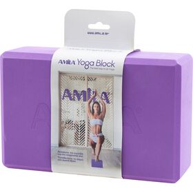 Τούβλο Γυμναστικής Yoga Block Μωβ AMILA 48083