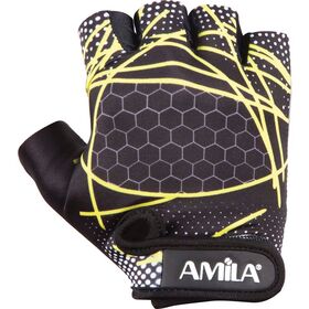 Γάντια Άρσης Βαρών AMILA Amara Lycra Κίτρινο XL 8330304