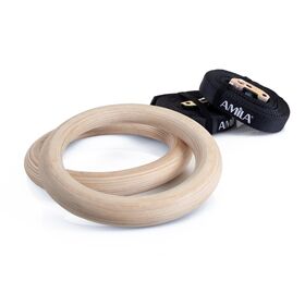 Κρίκοι γυμναστικής AMILA WOOD Gymnastics Rings 84762