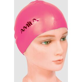 Σκουφάκι Κολύμβησης AMILA Basic Ροζ 47016