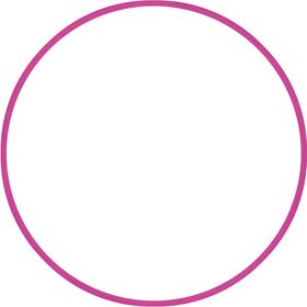 Χούλα-Χουπ 70cm - Φ19mm - 260gr, Φούξια 48026