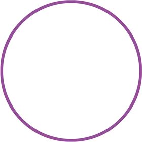 Χούλα-Χουπ 70cm - Φ19mm - 260gr, Μωβ 48027