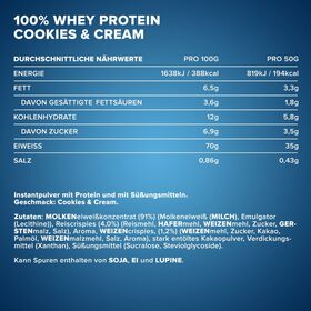 Πρωτεΐνη IronMaxx 100% Whey Protein 900gr Cookies & Cream