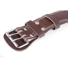 Ζώνη Άρσης Βαρών AMILA Δερμάτινη Καφέ B Quality, Medium 94921