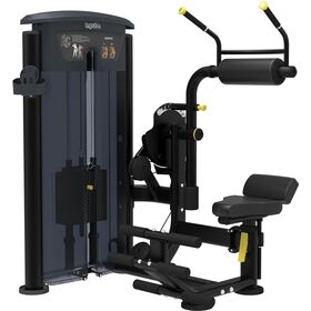 Adbominal/Back Extension IT9534 Black (χωρίς πλάκες βαρών)