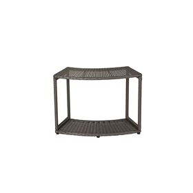 Mspa Wicker Open Storage Unit - for Round spa