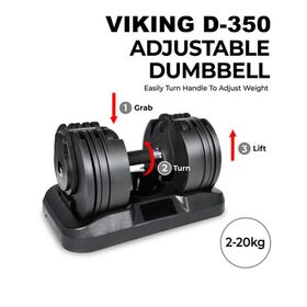 Αλτήρας Ρυθμιζόμενος Twist and Lock 20kg Viking D350
