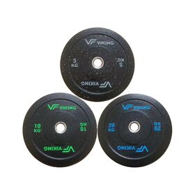 Δίσκος Βαρών Ολυμπιακού Τύπου CrossFit High Temp Bumper Plates 5.00kg VIKING