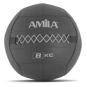 Μπάλα Γυμναστικής Wall Ball Black Code 8Kg AMILA 90761