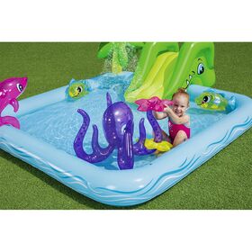 Παιδική Πισίνα Φουσκωτή 239x206x86cm Fantastic Aquarium Play Pool BESTWAY 15572