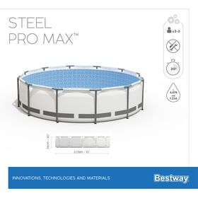 Πισίνα Στρογγυλή με Μεταλλικό Σκελετό 305x76cm Steel Pro Max Pool Set BESTWAY 15580