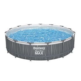 Πισίνα Στρογγυλή με Μεταλλικό Σκελετό 457x107cm Steel Pro Max Pool Set BESTWAY 15793