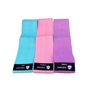 Λάστιχα Γυμναστικής Fitness Mini Loop Bands Σετ 3τμχ Πολύχρωμα MotivationPro