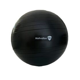 Μπάλα Γυμναστικής GYMBALL 65cm Μαύρη MotivationPro