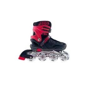 Πατίνια Roller Ρυθμιζόμενα 3 Σε 1 Με Led Τροχούς Μαυρο/Κόκκινο G&C SK10