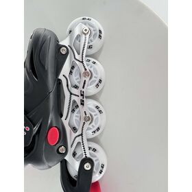 Πατίνια Roller Ρυθμιζόμενα 3 Σε 1 Με Led Τροχούς Μαυρο/Κόκκινο G&C SK10