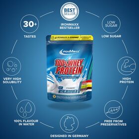 Πρωτεΐνη IronMaxx 100% Whey Protein 500gr Strawberry