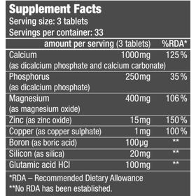 Calcium Zinc Magnesium 100tabs BioTech USA