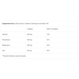 Calcium Zinc Magnesium 100tabs BioTech USA