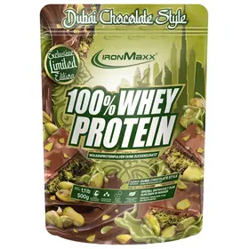 Πρωτεΐνη IronMaxx 100% Whey Protein 500gr Dubai Chocolate Style