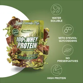 Πρωτεΐνη IronMaxx 100% Whey Protein 500gr Dubai Chocolate Style