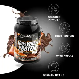Πρωτεΐνη IronMaxx 100% Whey Protein 900gr Dark Cookie Salted Caramel