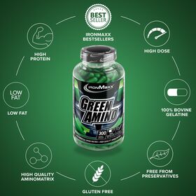 Αμινοξέα Green Amino 550caps IronMaxx